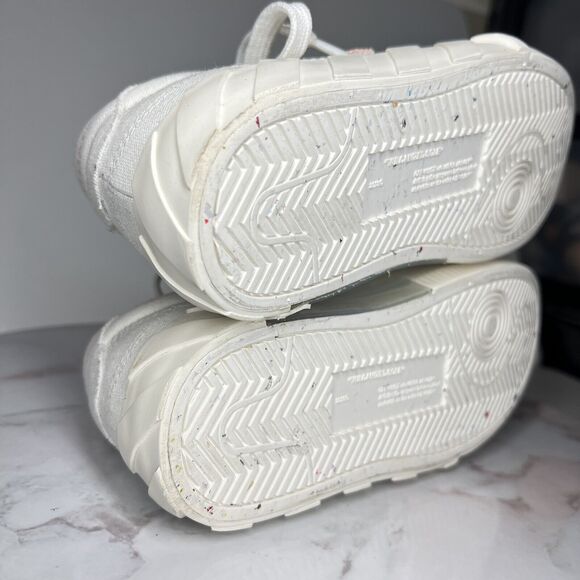 Off White low Vulcanized eco canvas sneakers white pink size 35 (2 us) - Picture 15 of 16